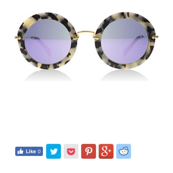 Miu Miu Round Sunglasses - Picture 3 of 4